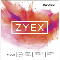 D'addario And Co Zyex Violon Alto Jeu De Cordes Long Scale Medium