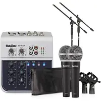 SubZero Pack avec Mini Table de Mixage 4 Canaux & Microphones