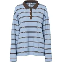 Pieces T-shirt 'PCSadie' bleu / marron