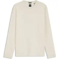 BOSS T-shirt en jersey de coton à col rond