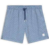 HUGO BOSS Short de bain imprimé avec badge logoté
