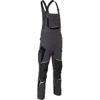 Kübler Salopette BODYFORCE, anthracite / noir, taille de confection 50 (50)