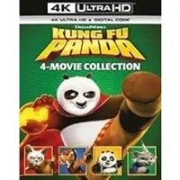 Import Coffret Kung Fu Panda 4-Movie Collection Blu-ray 4K Ultra HD