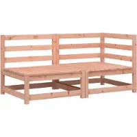 vidaXL Canapé de jardin 2 places en bois massif de douglas
