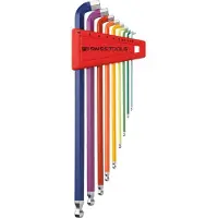 PB Swiss Tools Jeu de clés hexagonales colorées