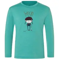 Super.natural Wood Craftine Regular Fit Long Sleeve T-shirt Vert 152 cm Enfants