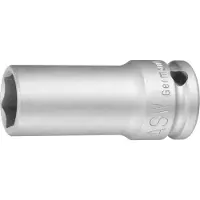 ASW Jeu d'emb.de clé à douille forte démult. 720 L 1/2 po. 6 pans ouv. de clé 27 mm L. 78 mm (27 mm)