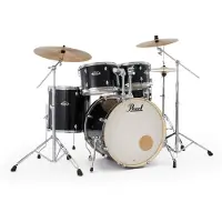 Pearl Export EXX725NBR/C31 Jet Black 5d. batterie avec matériel et jeu de cymbales (rock)