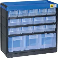 Allit VarioPlus Kleinteilemagazin schwarz 30,0 x 13,5 x 28,5 cm