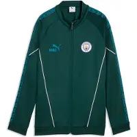 Puma Veste de sport bleu / vert foncé / rouge / blanc