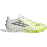 Adidas Chaussure de foot 'F50 Sparkfusion League' citron vert / gris clair / blanc