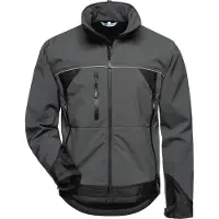 On24 Hommes, Vestes d'extérieur, Veste Softshell (XXL), Gris, XXL