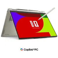 Lenovo Yoga 7a 2-in-1 Gen 11 14 AMD Processeur AMD Ryzen AI 5 435 2,00 GHz jusqu?à 4,50 GHz, Windows 11 Famille 64, 512 Go SSD M.2 2242 PCIe Gen4 QLC - 83TDCTO1WWBE1