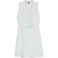 BOSS Robe portefeuille ceinturée en doux crêpe