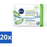 OEM Lingettes nettoyantes à l'aloe vera bio, paquet en vrac de 20 pièces