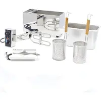 Maxima - Cuiseur de pâtes Gastro - 2 x 2 l - avec cuiseur de pâtes. 2 paniers