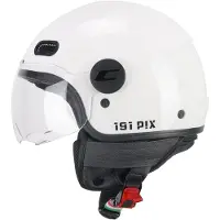 Cgm 191a Pix Mono Short Screen Open Face Helmet Blanc XS