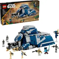LEGO Star Wars 75435 MTT Séparatiste Bataille De Felucia Ensemble De Construction Avec Speeder, 2 Minifigures Et 10 Droïdes, 976 Pièces, 9 ans et plus