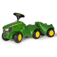 Rolly Toys Minitrac John Deere 6150R + remorque rollyMinitrac