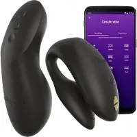 We-vibe We‑Vibe Chorus Pro - Vibromasseur pour couples avec application et télécommande (noir)