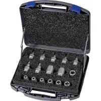 ASW Jeu de clés à douilles 720 E TX 16 OL 16 pièces 1/2 ″ T/E