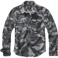 Brandit Chemise gris / anthracite / gris foncé