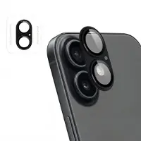 IMoshion Protection caméra en verre lot de 2 pour Apple iPhone 17 - Noir