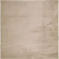 vidaXL Tapis HUARTE à poils courts doux et lavable sable 200x200 cm