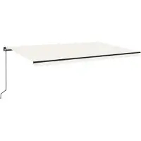 vidaXL Store extensible jaune et orange 450 x 350 cm