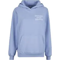 Miss Tee Sweat-shirt 'Dreams Over Reality' bleu / blanc
