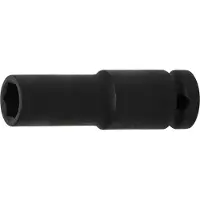 Bgs Douille longue ? choc 6 pans pro torque carr? 12.5 mm 1/2" taille 13 mm