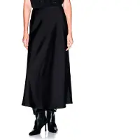 Armani Exchange pour femme. XW001420AF19592UC001 Jupe midi noire (XL), Casuel, Polyester