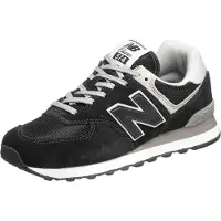 New Balance Chaussure basse '574' noir / blanc