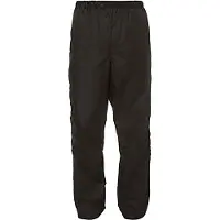 Vaude Bike Men's Fluid Full-zip Pants II, pantalon de pluie, homme, noir