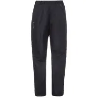 Vaude Bike Women's Fluid Full-Zip Pants, pantalon de pluie, femme, noir