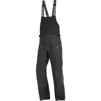 Salomon - Salopette de ski imperméable - Absolute 3L Bib M Deep Black pour Homme - Taille XXL - Noir