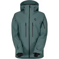 SCOTT - Veste de freeride 3 couches - Vertic Ripstop 3L Jacket M Frozen Blue pour Homme - Taille XL - Bleu