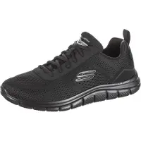 SKECHERS Baskets basses 'TRACK - LESHUR' gris / noir