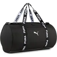 Puma Sac de sport 'Ess Barrel' noir / blanc naturel