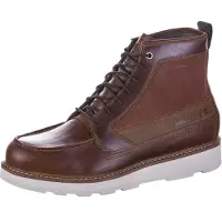 Timberland pour homme. TB0A6CE2EM61 Bottes imperméables Britton Mills marron (42), Cuir, Plat, Lacets, Casuel, De plein air
