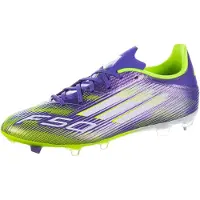 Adidas Chaussure de foot 'F50 League' violet / violet foncé / argent / blanc cassé