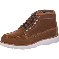 Timberland pour homme. TB0A6CEPEIZ1 Britton Mills Chukka Leather Ankle Boots marron (44.5), Cuir, Plat, Lacets, Casuel, De plein air