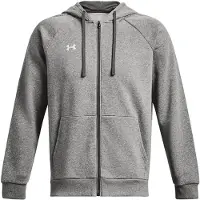 Under Armour Veste de survêtement 'Rival' gris / blanc