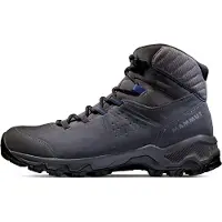 Mammut - Chaussures multi-activités en GORE-TEX - Mercury IV Mid GTX Men Dark Titanium/Black pour Homme en Cuir - Taille 45 1/3 - Noir