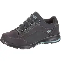 Hanwag - Chaussures de randonnée en GORE-TEX - Banks Low Bunion Lady GTX Asphalt/Mint pour Femme en Cuir - Taille 37,5 - Gris
