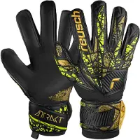 Reusch Gants de sport 'Attrakt' jaune / or / noir