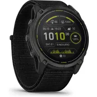 Garmin - Montre GPS - Enduro 3 51mm Sapphire Solar Titane/Carbon Gray - Noir
