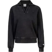 Champion Femmes, Pull-over, graues Damen-Sweatshirt mit Rollkragen, Gris, Argent, (XL)