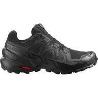 Salomon - Chaussures de trail en GORE-TEX - Speedcross 6 GTX W Black/Black/Phantom - Taille 38 2/3 - Noir