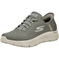 SKECHERS Sneakers 124836-OLV in Olive Textile/Trim color size 37.5